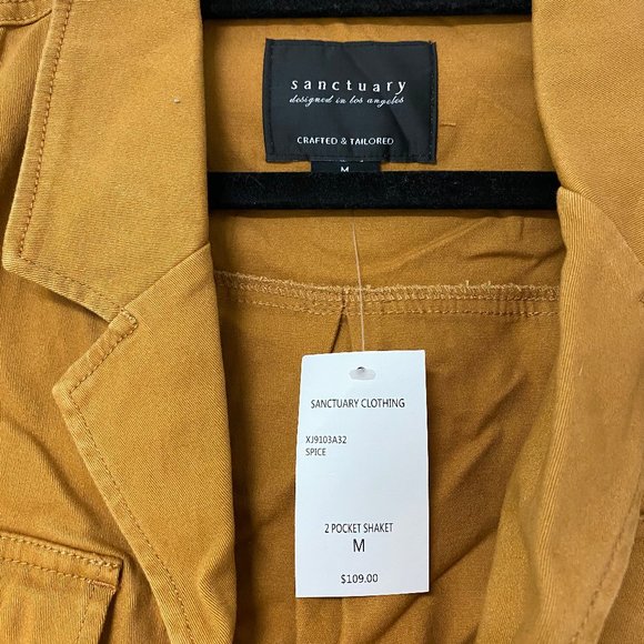 Sanctuary Yellow Shacket / Jacket - NWT - Picture 3 of 8